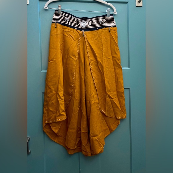 Pants - M110 // Y2K Vintage Handmade Thailand Boho Embellished Pants // One Size